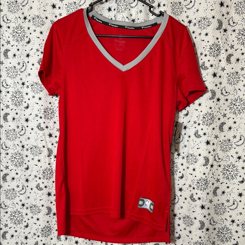 Fanatics Red Fitted Short Sleeve T-Shirt